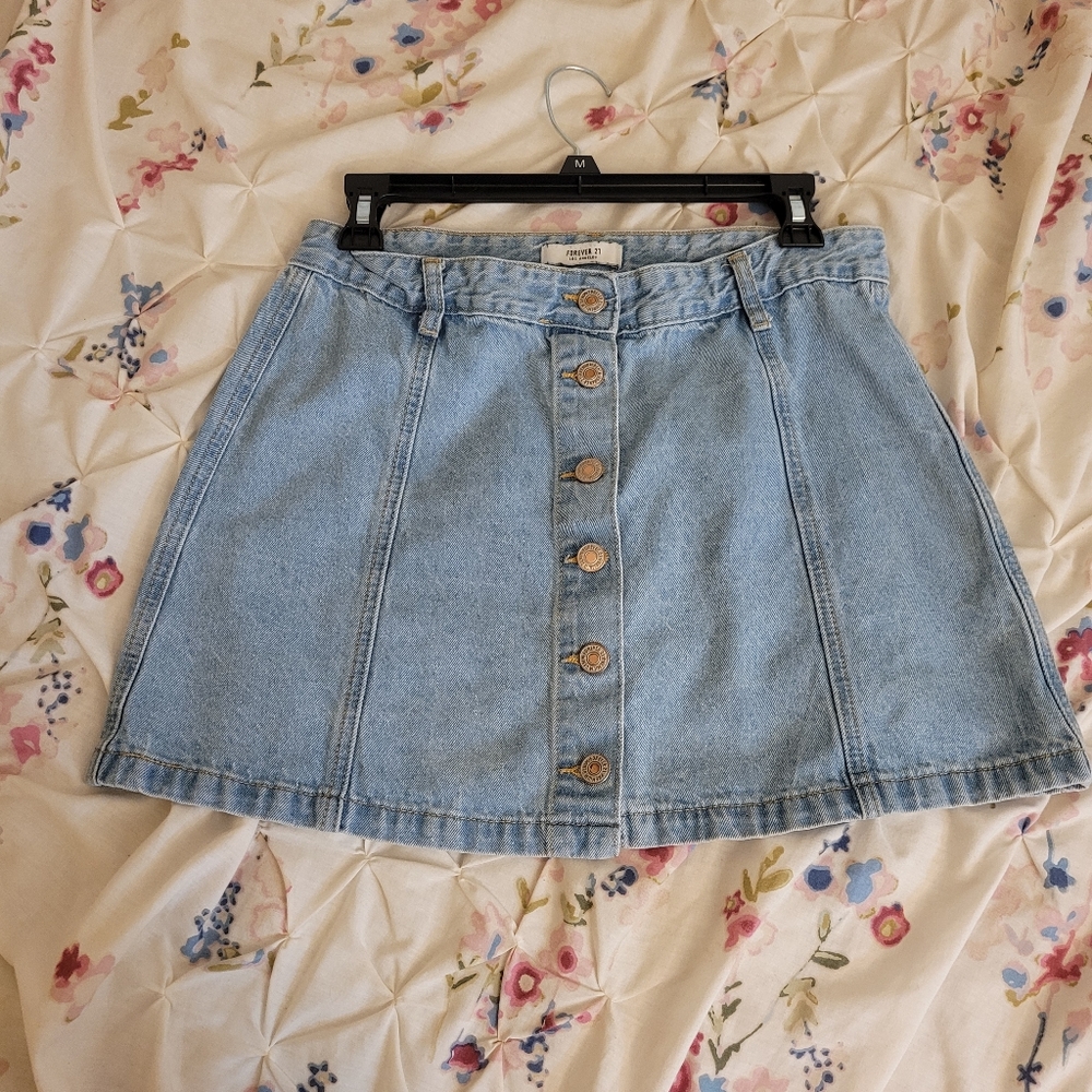 Denim skirt
